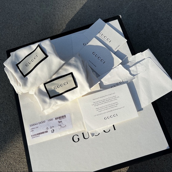 Gucci Leather Ankle Boots with Belt - Picture 9 of 9